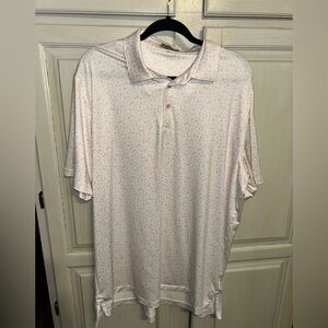 Men's Peter Millar polo shirt tropical theme